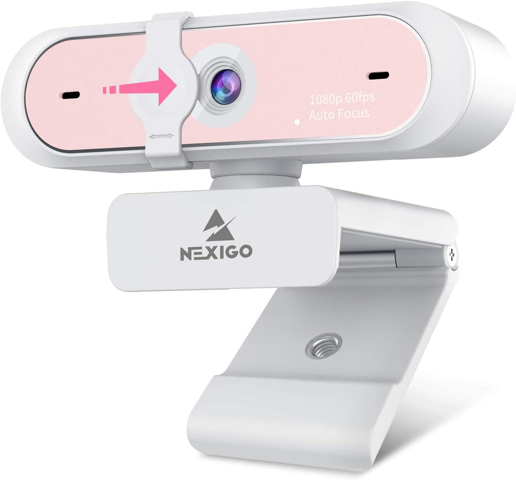 1080P 60FPS Webcam with Dual Microphone & Cover W97459