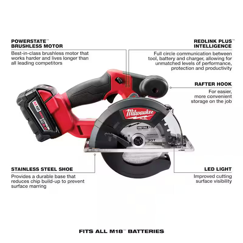 18V Brushless Cordless 5-3/8 in. Circular Saw D3732