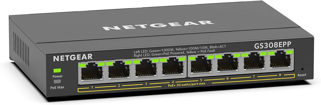 16-Port PoE Gigabit Ethernet Plus Switch with 15 x PoE+ @ 180W, 1 x 1G SFP Port B79277