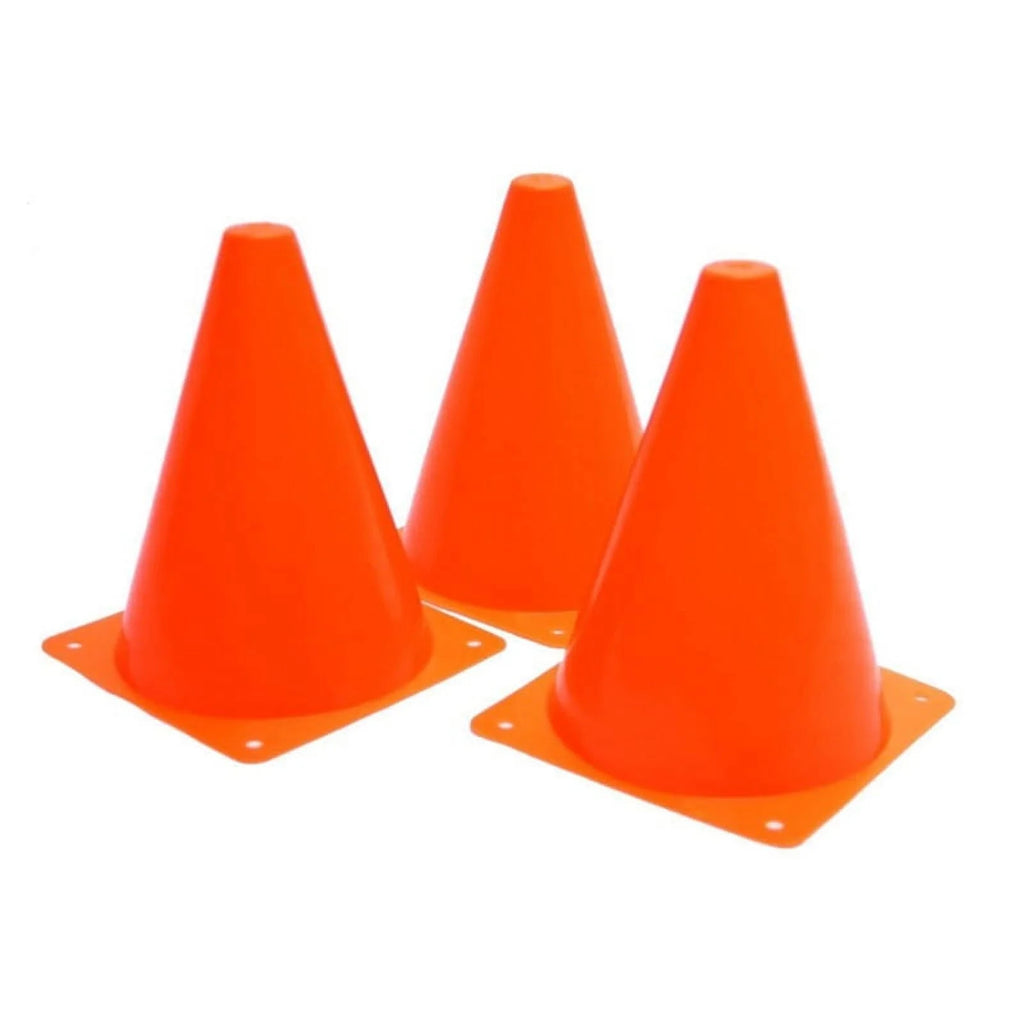 10 Pcs Traffic Cones 7 Inch Multipurpose Cones for Football Training S7274