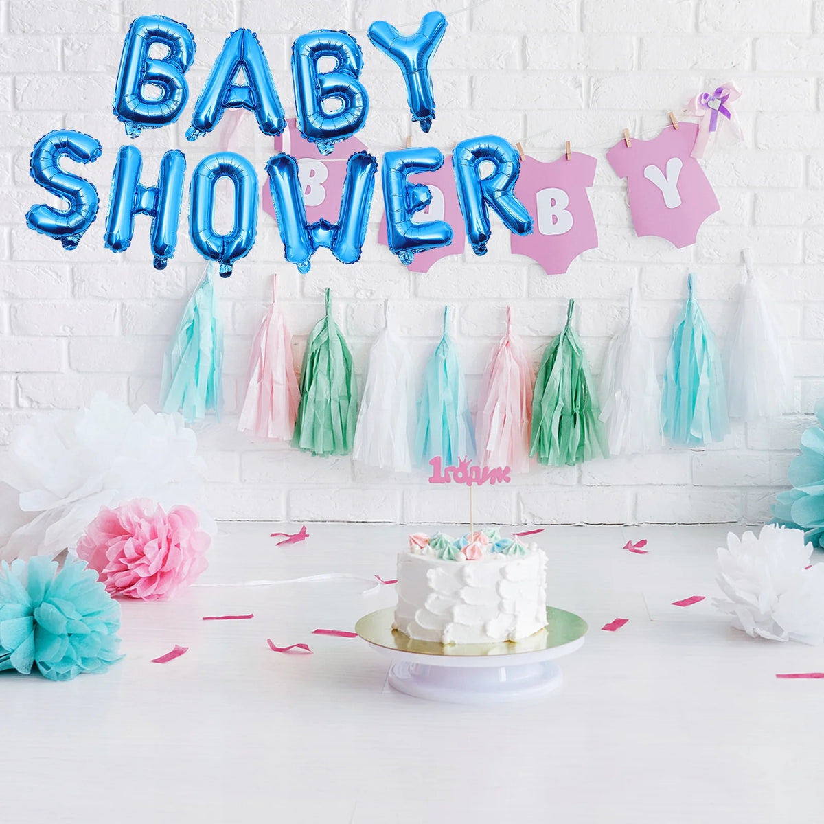 2 Sets Baby Shower Birthday Decoration Dolls A392154