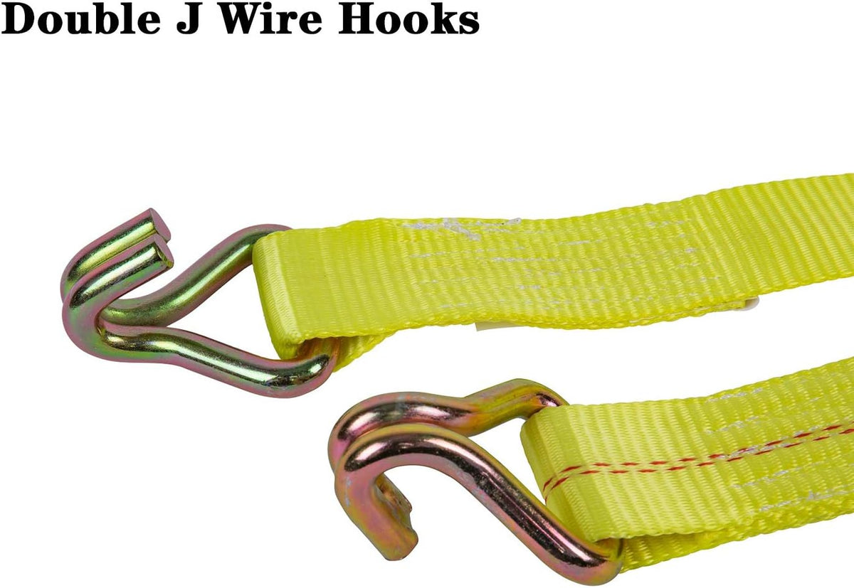 12 Pack Heavy Duty Ratchet Tie Down Straps with Aluminum Handle C917854