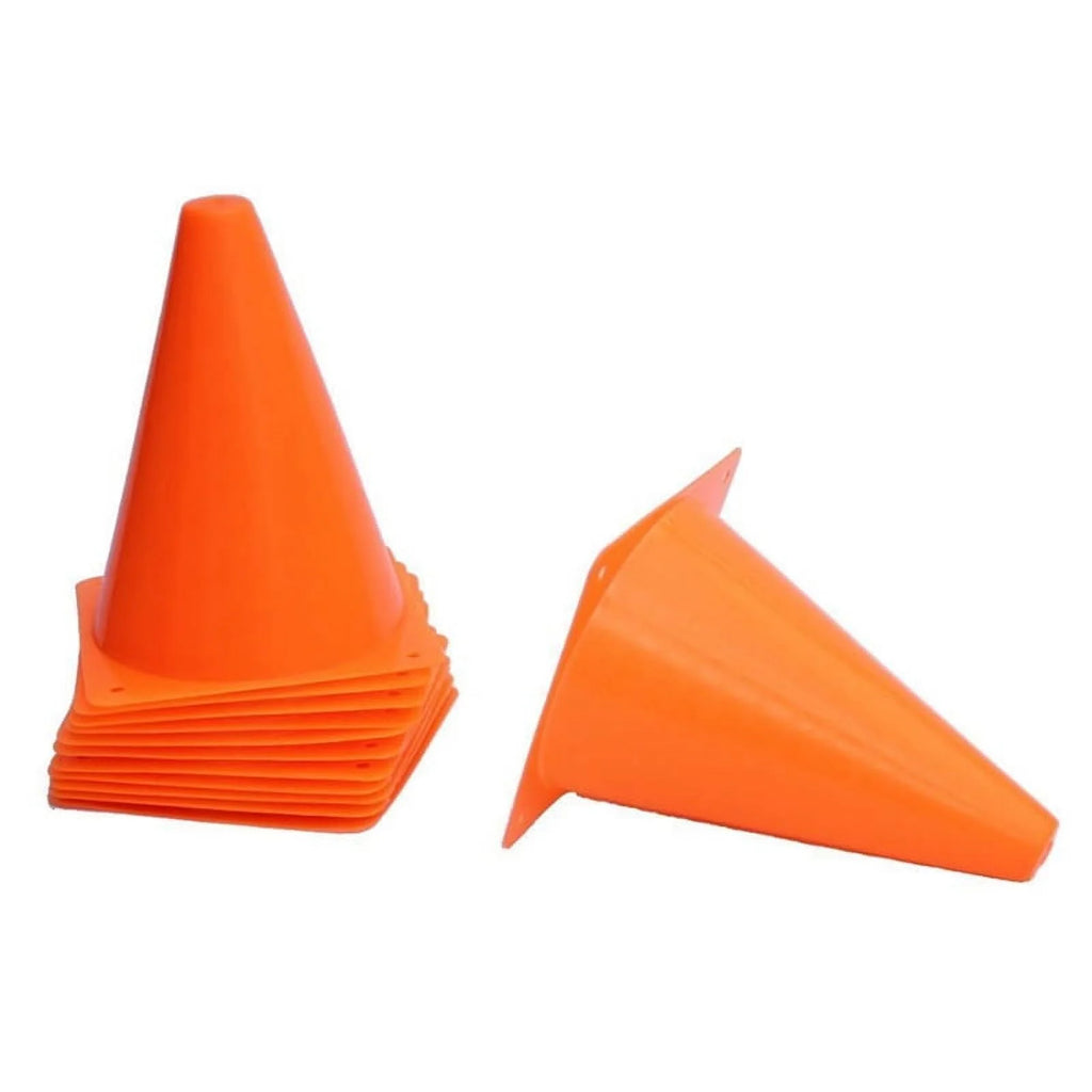 10 Pcs Traffic Cones 7 Inch Multipurpose Cones for Football Training S7274