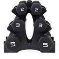 20lb Neoprene Dumbbell Set with Rack W324806