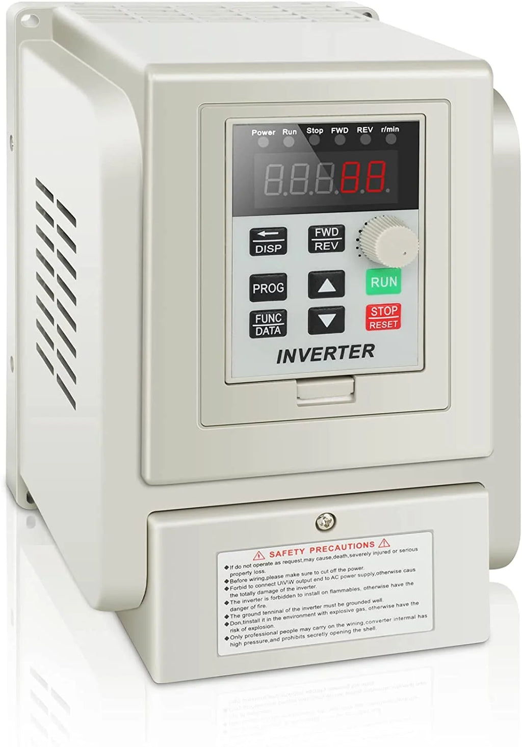 1.5kw 2HP 8A VFD Inverter Single Phase to 3 Phase Frequency Converter N9969