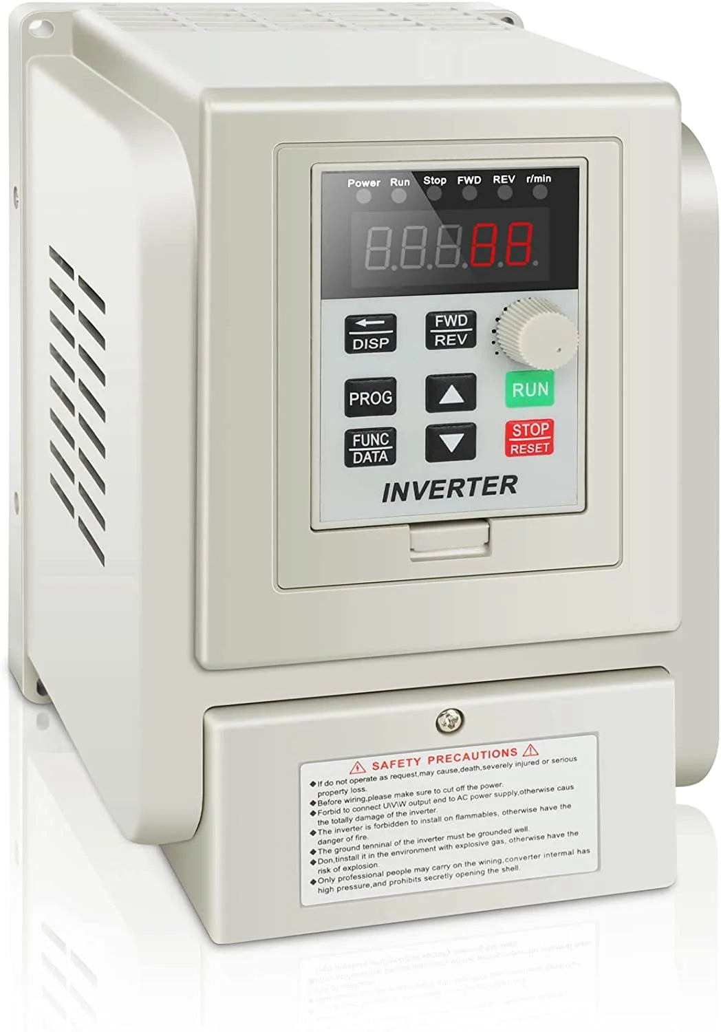 1.5kw 2HP 8A VFD Inverter Single Phase to 3 Phase Frequency Converter N9969